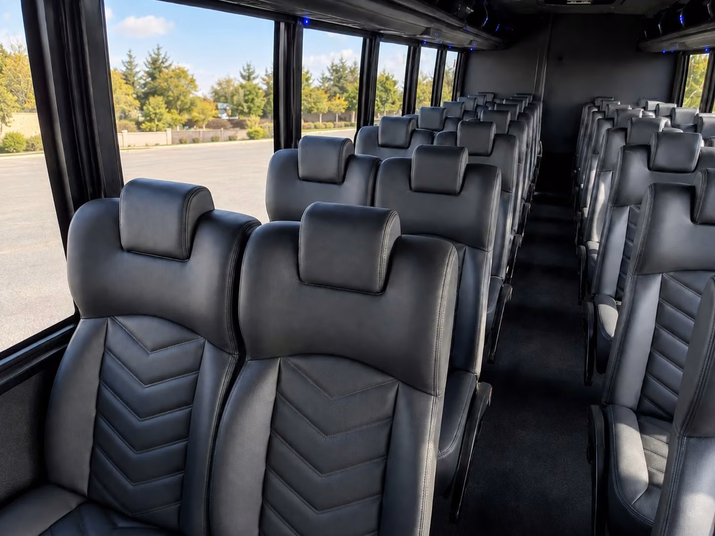 15 passenger minibus inside