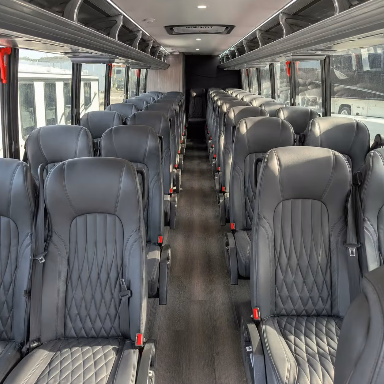 28 passenger minibus interior