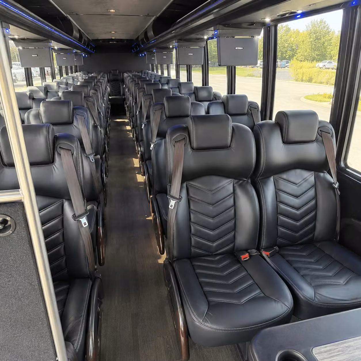 35 passenger minibus interior