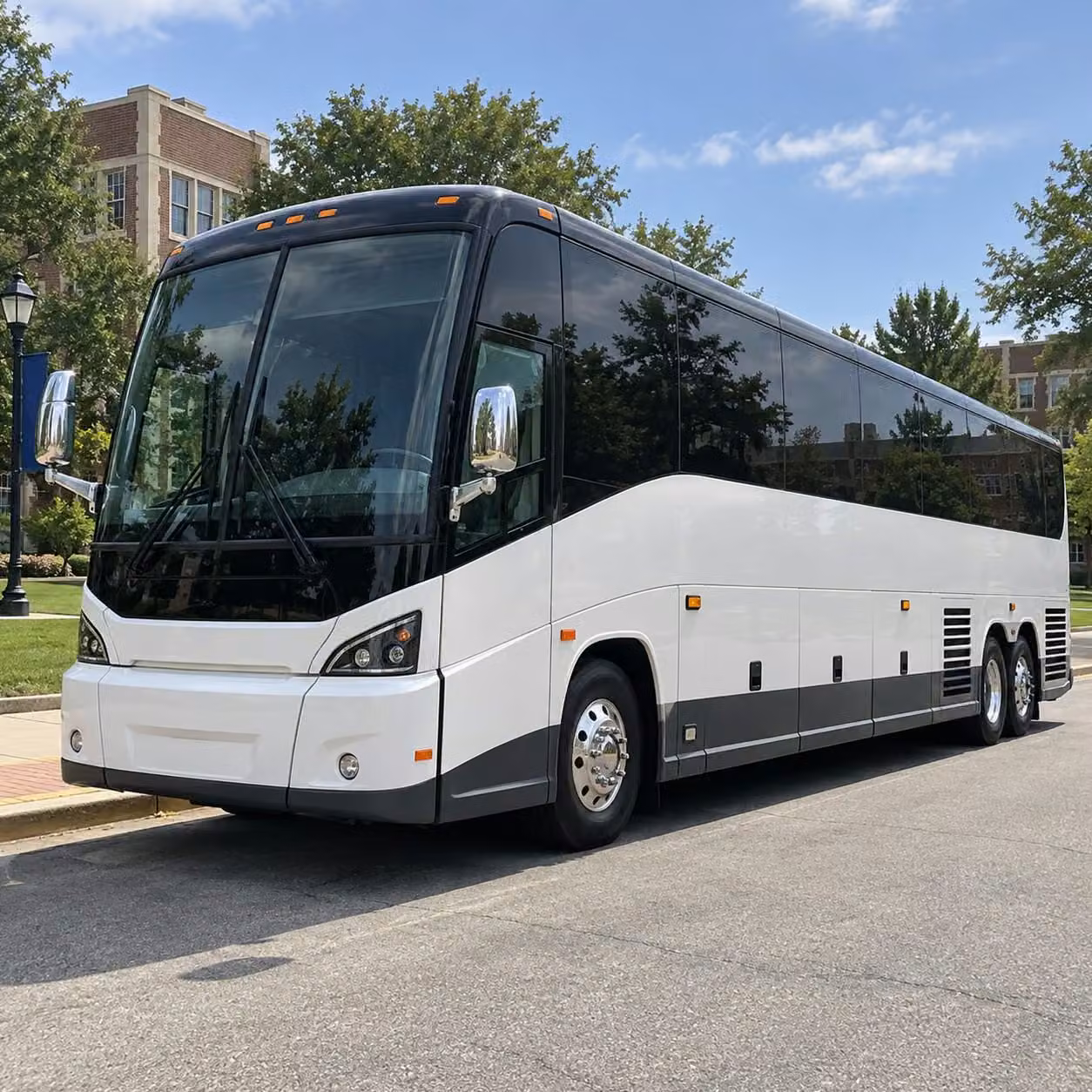 booking charter buses for large roswell prom groups