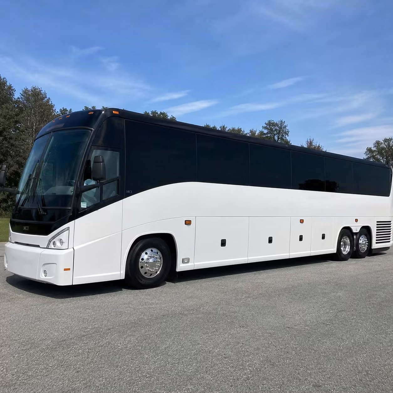 roswell charter bus rental exterior