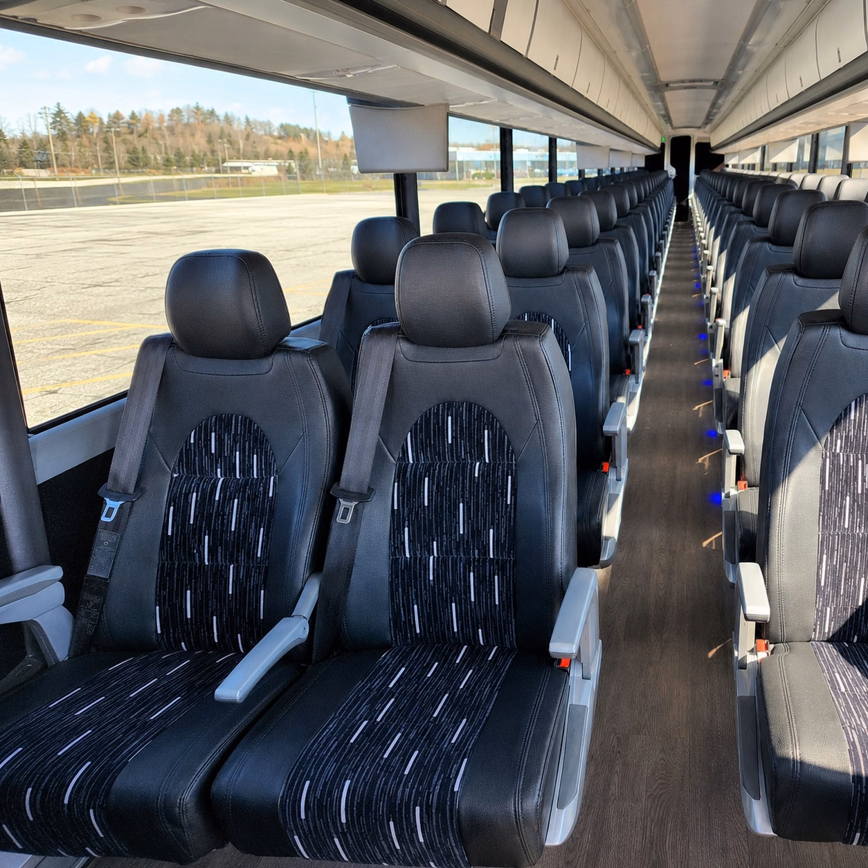 roswell charter bus rental inside