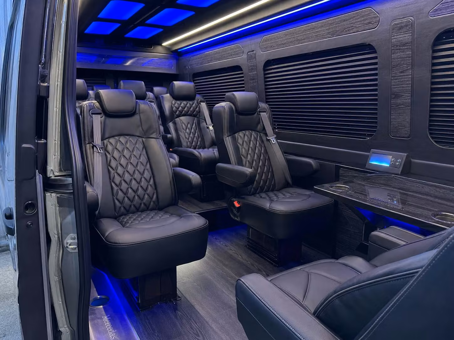 sprinter van transportation for groups and events across roswell