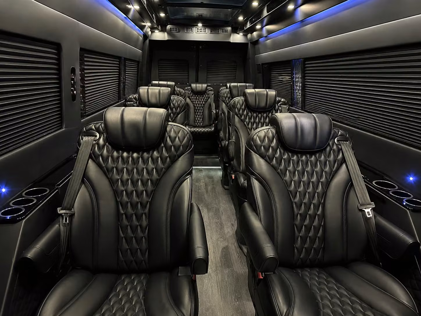 sprinter van with driver inside