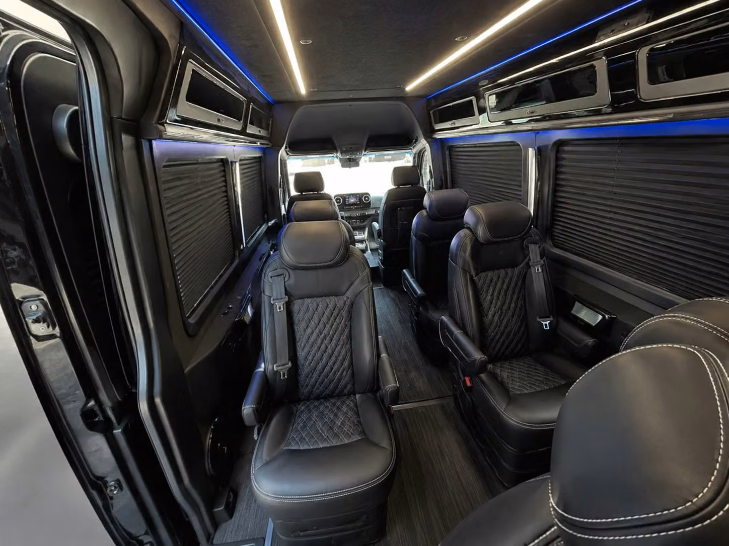 sprinter van with driver interior