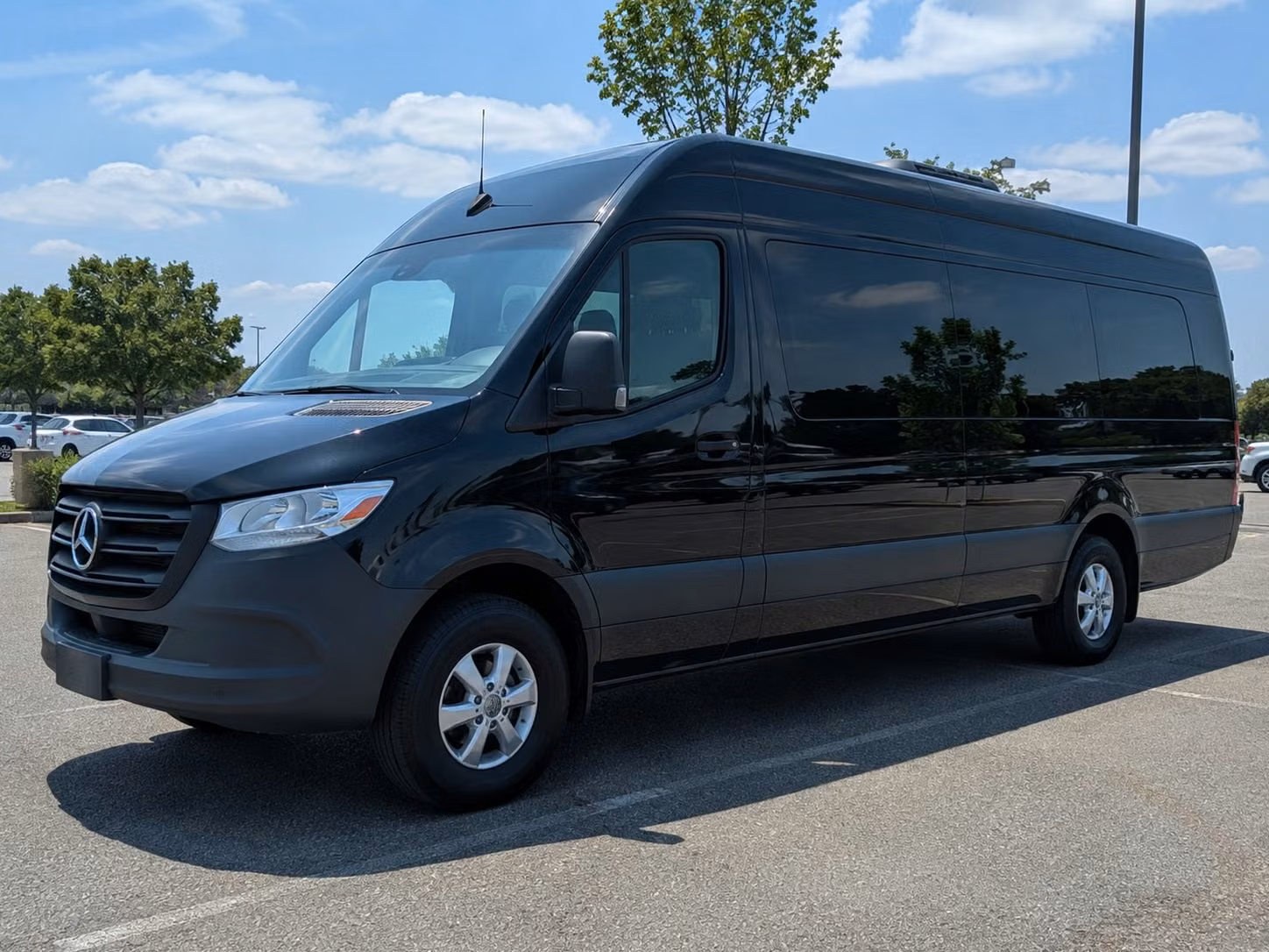 sprinter van with driver