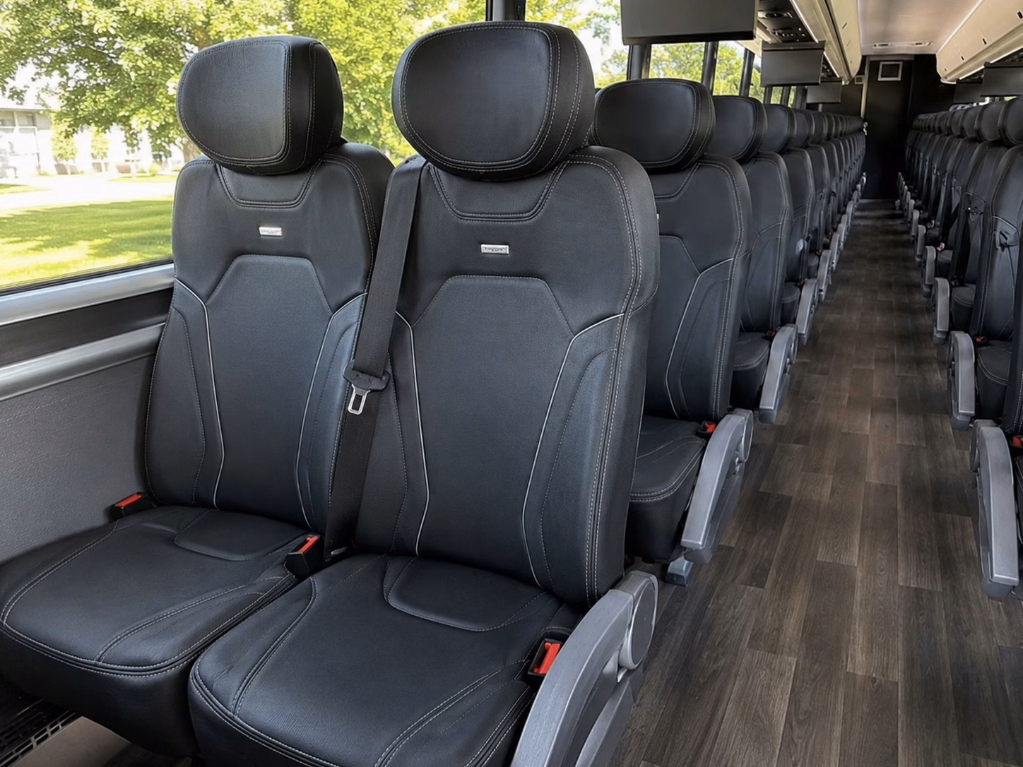 why a charter bus makes sense for multi venue roswell weddings